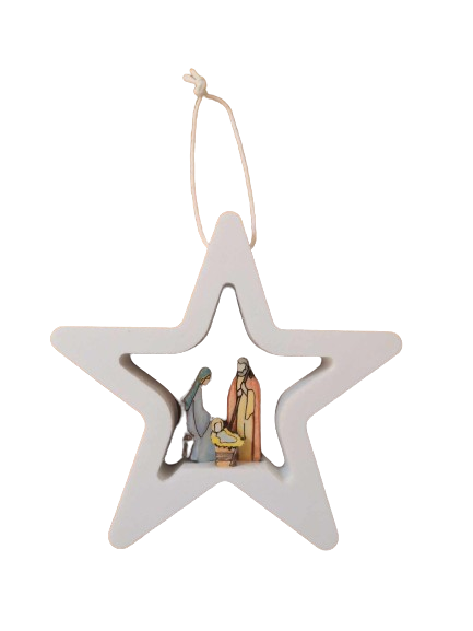 Addobbo Natività in stella