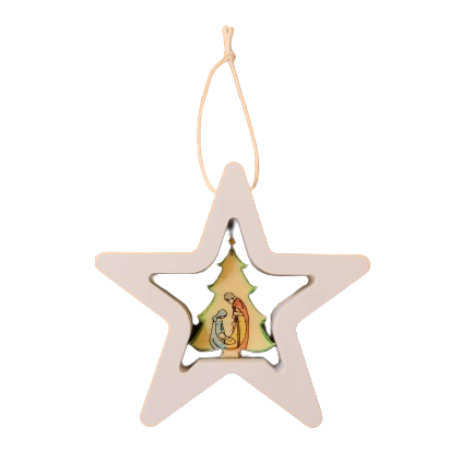 Addobbo Natività e albero in stella
