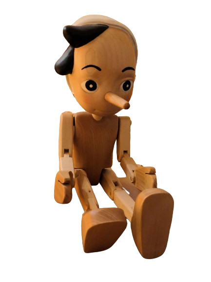 Pinocchio Bimbo occhi aperti