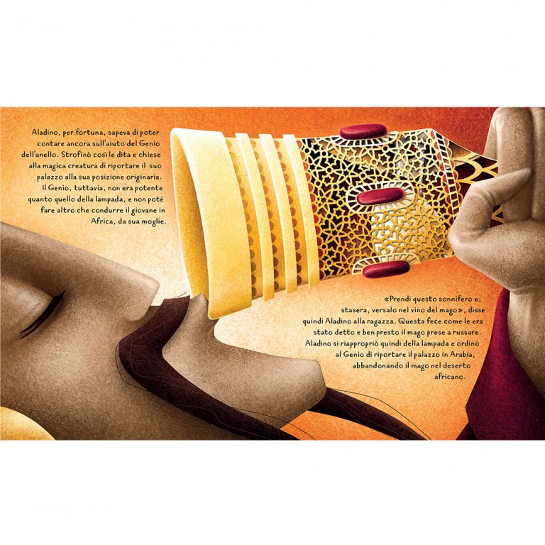 Aladino e la lampada meravigliosa (Fiaba Intagliata)