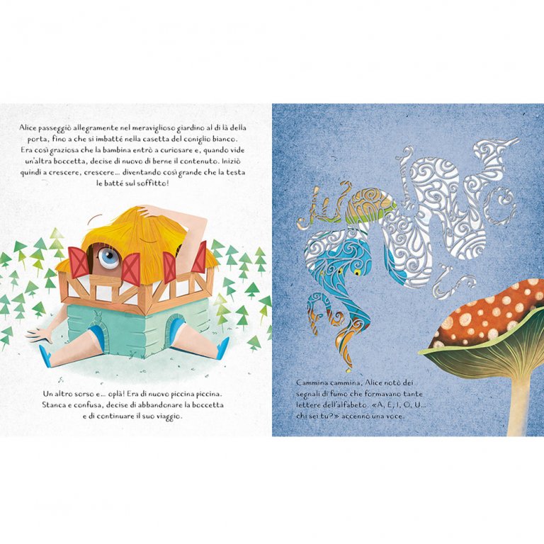 Alice nel Paese delle Meraviglie (Fiaba Intagliata)