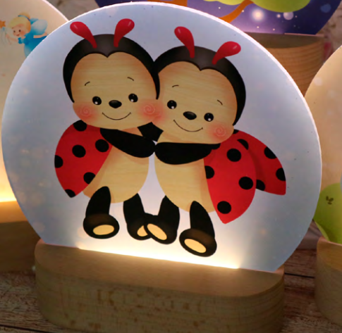 Luce da tavolo coccinelle