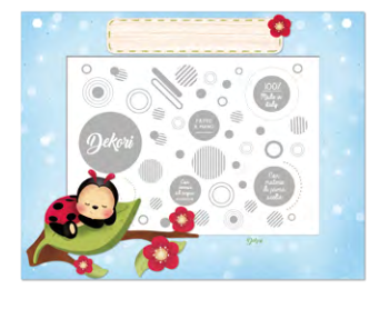 Portafoto Coccinella (orizzontale)