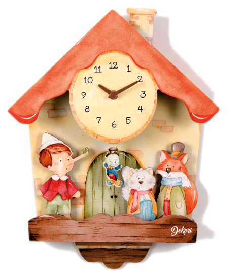 Orologio Pinocchio 3D