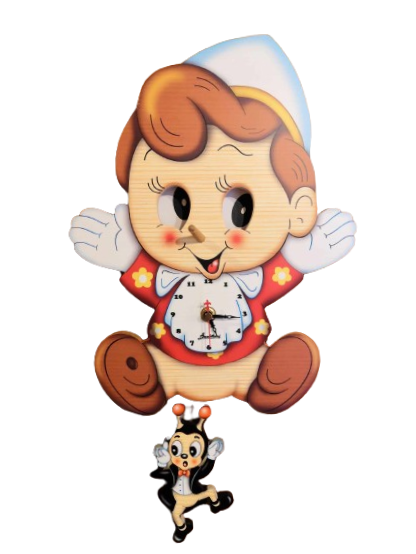 Orologio Pinocchio movimento occhi